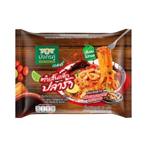 Mung Korn Koo Instant Thai Spicy Fermented Fish Rice Noodles Salad 83 g – 1 Pack