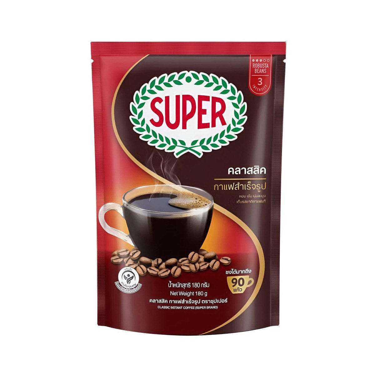 Super Classic Instant Coffee 180 g – 1 Pack