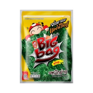 Taokaenoi Big Bag Grilled Seaweed Grilled Squid Flavour 30 g – 1 Pack
