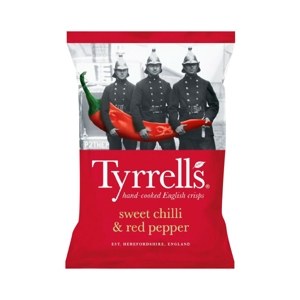 Tyrrells Sweet Chilli Red Pepper Crisps 150 g – 1 Pack