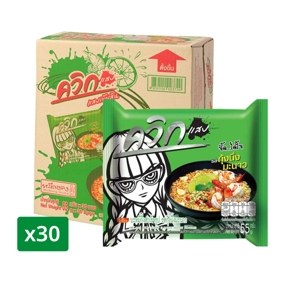 Wai Wai Quick Zabb Instant Noodle Hot And Spicy Shrimp 55 G X 55 g – 1 Pack