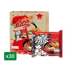 Wai Wai Quick Zabb Instant Noodle Tom Yum Mun Goong 60 G X 60 g – 1 Pack