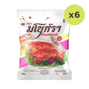 Manora Shrimp Crisp Rice 160 g – 6 Packs