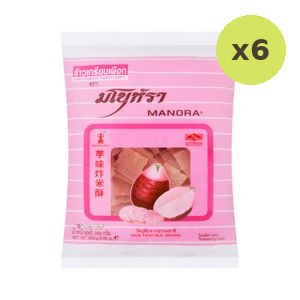 Manora Uncooked Taro Chips 200 g – 6 Packs