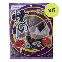 Max Wrap Rice Seaweed 30g – 6 Packs