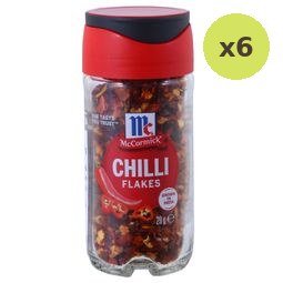 Mccormick Chilli Flakes 29g – 6 Packs