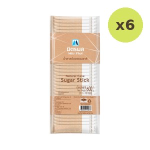 Mitrphol Natural Cane Sugar 600ml 6g X 600 ml – 6 Packs