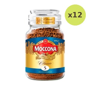 Moccona Classic Decaffeinated 5 100 g – 12 Packs