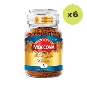 Moccona Classic Decaffeinated 5 100 g – 6 Packs