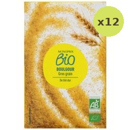 Monoprix Bio Boulgour 500g – 12 Packs
