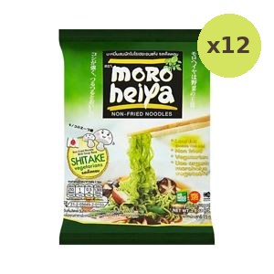 Moroheiya Veggie Instant Noodles Mushroom Flavor 75 g – 12 Packs