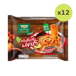 Mung Korn Koo Instant Thai Spicy Fermented Fish Rice Noodles Salad 83 g – 12 Packs