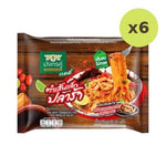Mung Korn Koo Instant Thai Spicy Fermented Fish Rice Noodles Salad 83 g – 6 Packs