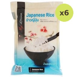 My Choice Japanese Rice 1kg – 6 Packs