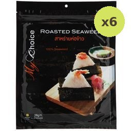 My Choice Roasted Seaweed 28g – 6 Packs
