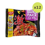 Nissin Big Pack Stir Fried Instant Noodles Korean Hot Chilli Chicken Flavor 85 g – 12 Packs