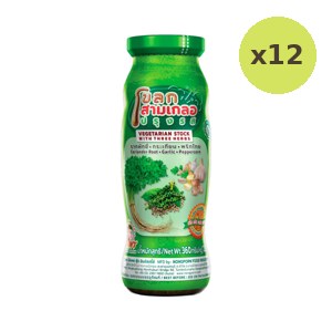 Nongporn Vegetarian Stock With Three Herbs 360 g – 12 Packs