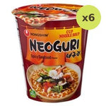 Nongshim Cup Noodle Soup Spicy Seafood 62g – 6 Packs