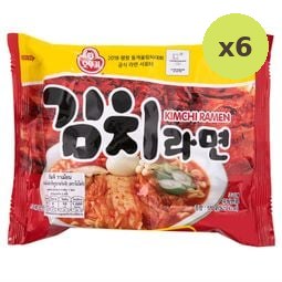 Ottogi Kimchi Ramyon 120g – 6 Packs