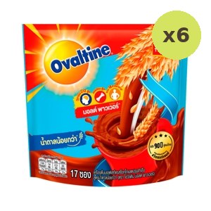 Ovaltine 3in1 Ready Mixed Malt Beverage Chocolate Flavor Less Sugar 31 g – 6 Packs