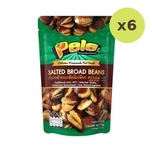 Pele Salted Broad Beans 110 g – 6 Packs