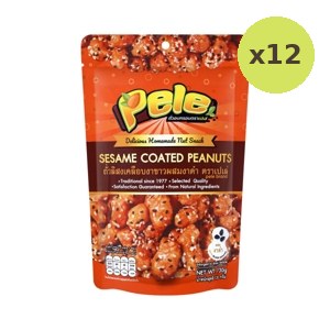 Pele Sesame Coated Peanuts 130 g – 12 Packs