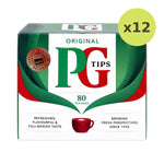 Pg Tips Original Tea Bags 232 g – 12 Packs