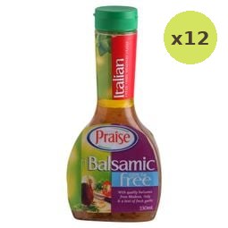 Praise Balsamic Dressing 330ml – 12 Packs