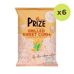 Prize Popped Rice Snack Grilled Sweet Corn Flavor 20 g – 6 Packs
