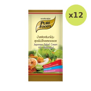 Pure Foods Japanese Salad Cream No Cholesterol 50 g – 12 Packs