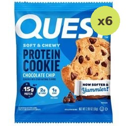 Quest Soft and Chewy Cookie Chocolate Chip 59g – 6 Packs