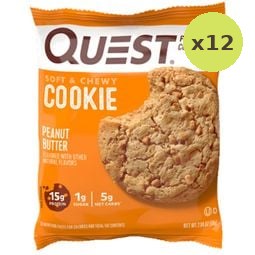 Quest Soft and Chewy Cookie Peanut Butter 58g – 12 Packs