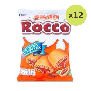Rocco Crispy Chocolate Flavored Snack 35 g – 12 Packs
