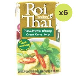 Roi Thai Green Curry Soup 250ml – 6 Packs