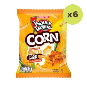 Rollercoaster Corn Snack Grilled Corn Flavor 54 g – 6 Packs