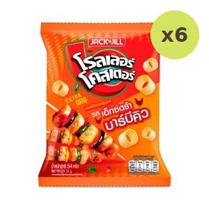 Rollercoaster Potato Rings Extra Bbq Flavor 54 g – 6 Packs