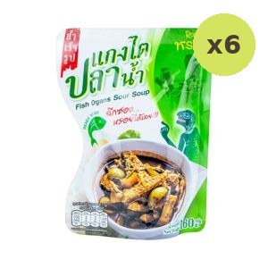 Roy Fish Organs Sour Soup 160 g – 6 Packs