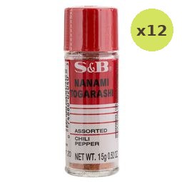 S&B Assorted Chilli Pepper 15g – 12 Packs