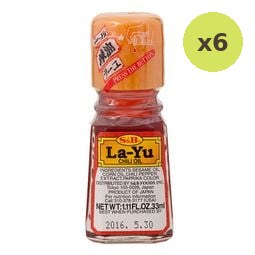 S&B LaYu Chilli Oil 33ml – 6 Packs