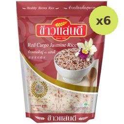Sandee Red Cargo Jasmine Rice 2kg – 6 Packs