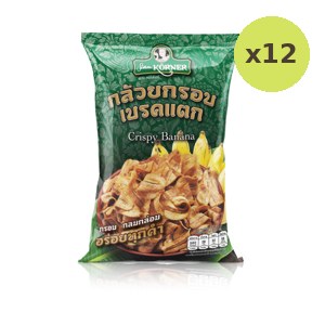 Siam Korner Crispy Banana 100 g – 12 Packs