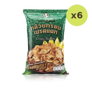 Siam Korner Crispy Banana 100 g – 6 Packs