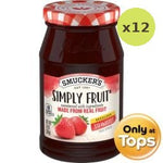 Smuckers Simply Fruit Strawberry 284g – 12 Packs