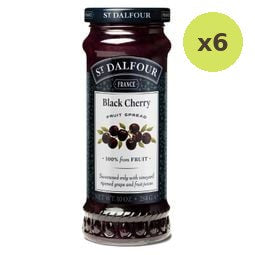 St. Dalfour Black Cherry Jam 284g – 6 Packs