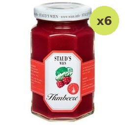 Stauds Wien Raspberry Feinly Strained Jam 250g – 6 Packs