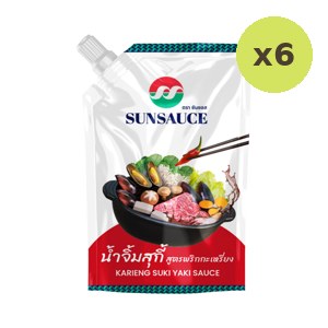 Sunsauce Spicy Suki Sauce 500 g – 6 Packs