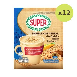 Super Instant Cereal Beverage Powder Double Oat Cereal 30 g – 12 Packs