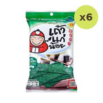 Tao Kae Noi Crispy Seaweed Original Flavour 10 g – 6 Packs