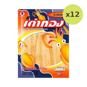 Taotong Roller Seasoned Squid 12 g – 12 Packs
