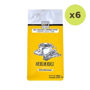 The Coffee Bean American Roast 200 g – 6 Packs